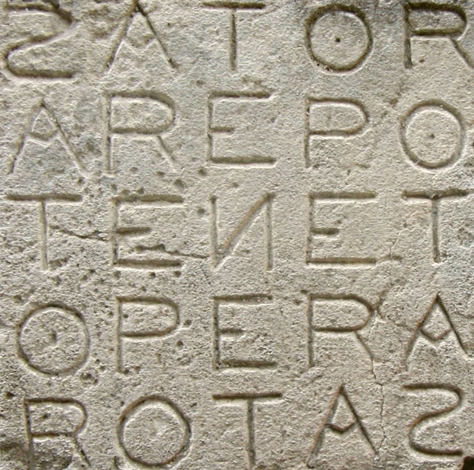 Sator_Square_at_Oppède